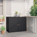 Mobile Lechnical Portaoggetti da Giardino cm Polyrattan Mobili Armadietti e Armadietti e stipi SPU 319868 100 x 55 5 x 80 Nero