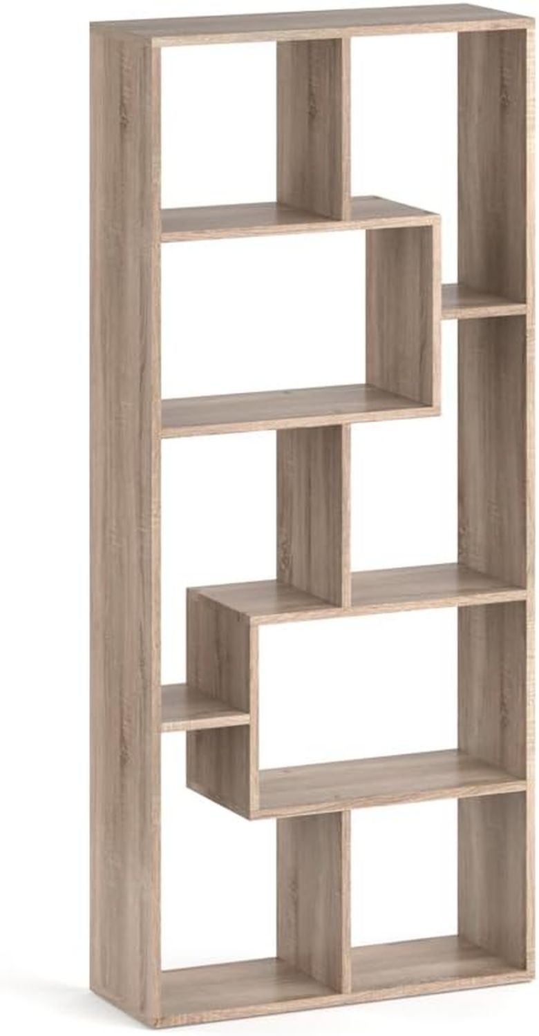 Vicco Divisorio per ambienti Noa Sonoma 160.6 x 67.2 cm adatto come divisorio o libreria a forma di Z